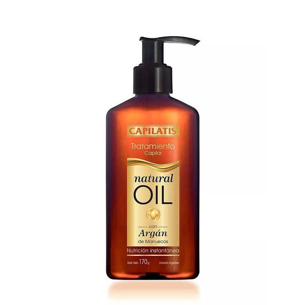 Capilatis Natural Oil Hair Treatment: 170ml/5.74fl Oz for Soft, Manageable & Shiny Hair