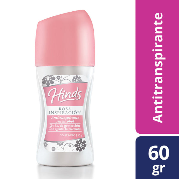 Hinds Inspiration Antiperspirant (60Gr/2.11Oz) ‚ Rose Petal Scent, Freshness, Reduces Sweat & Odor, Highly Effective Formula, Easy to Use