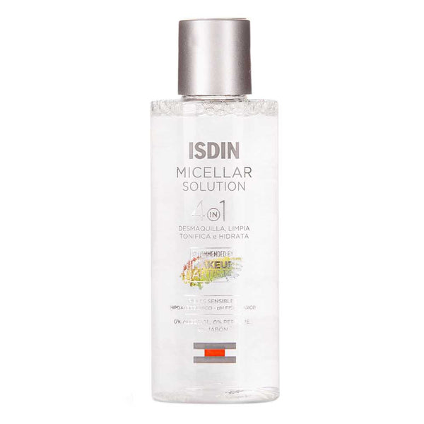 Isdin Micellar Solution 4 In 1 comes in a 100ml/3.38fl oz bottle. Non-Irritating, Dermatologically Tested, Hydrating, Fragrance Free